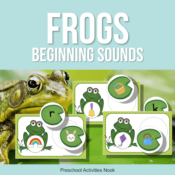 Frogs Beginning Sounds Square Cover
