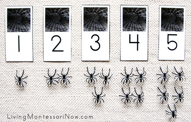 Living Montessori Now Spider Number Cards