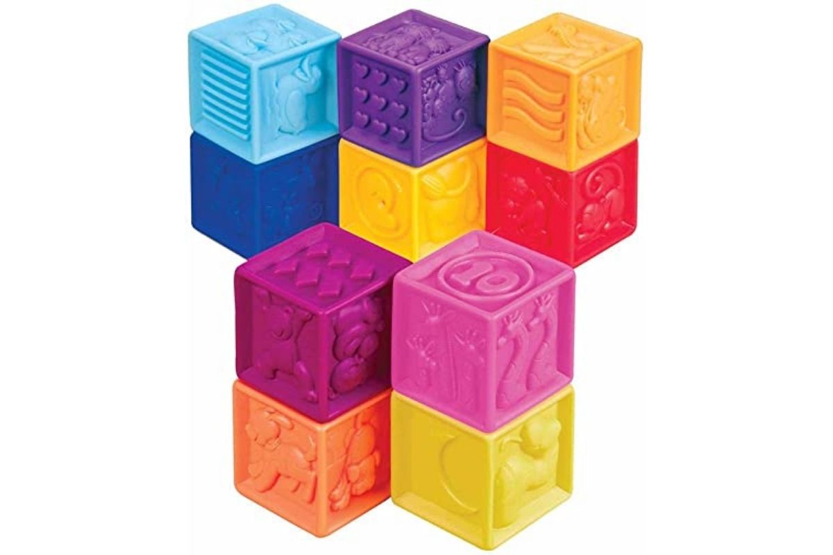 B. Toys One Two Squeeze Building Blocks For Toddlers