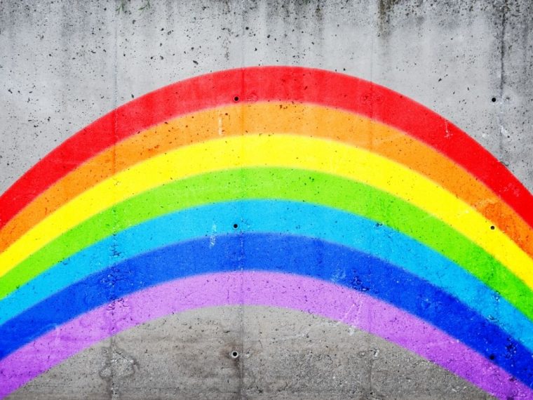 How To Paint A Rainbow On A Wall