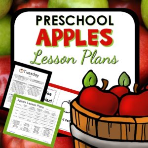 Apple Preschool theme lesson plans from Preschool Teacher 101